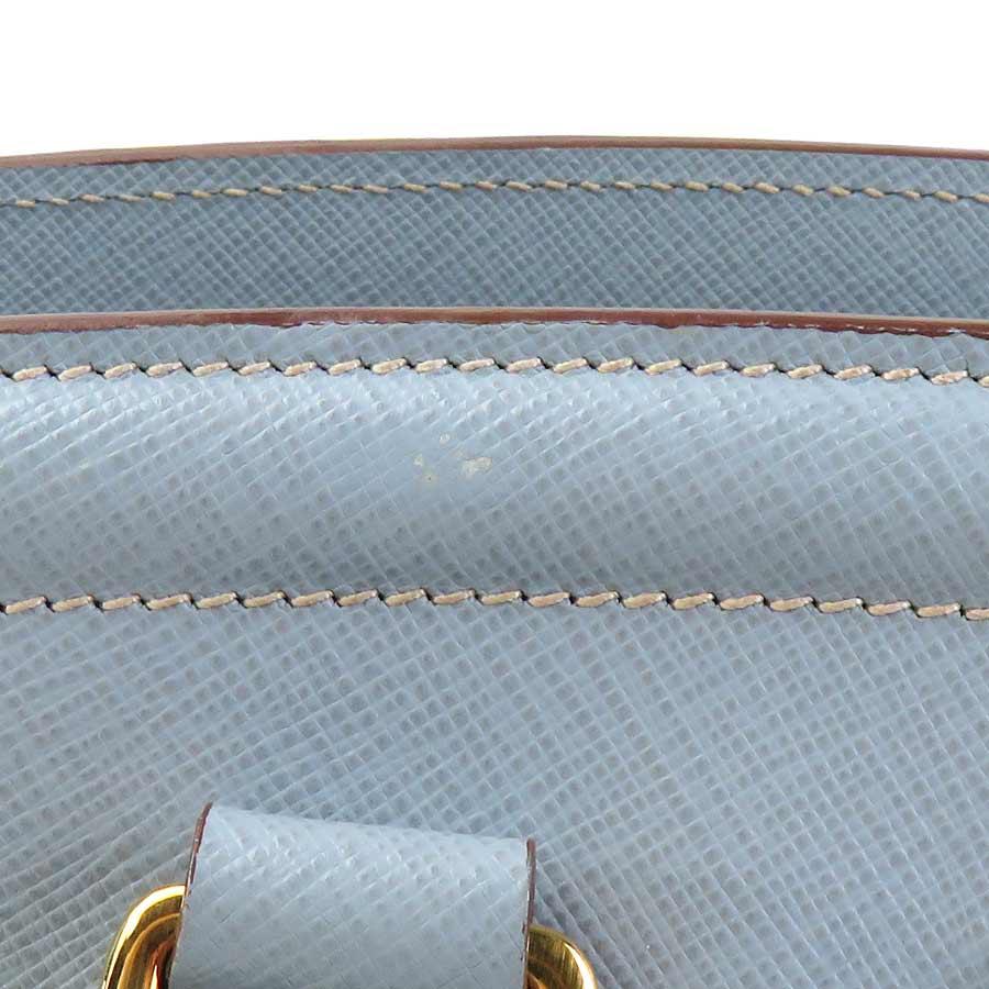 PRADA（プラダ） ハンドバッグ ショルダーバッグ レザー ライトブルー