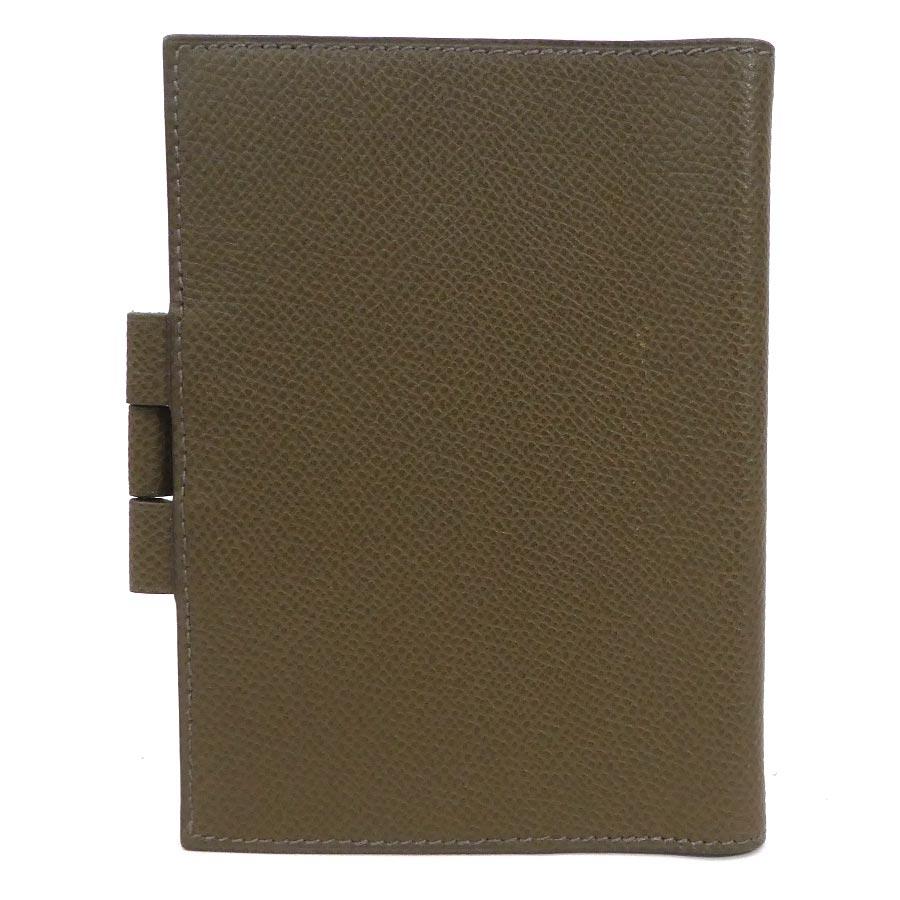 HERMÈS 手帳型ケース ブラウン HERMES エルメス フラップ シェーブル 手帳カバー ケース