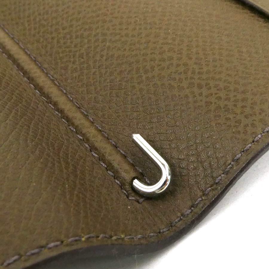 HERMES（エルメス） 手帳カバー レザー カーキブラウン : ブランド