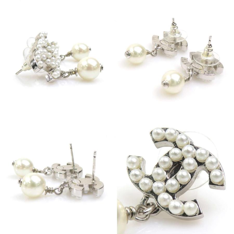 CHANEL ココマークメタル パール ピアス CHANEL シャネル ピアス ココマーク メタル/フェイクパール