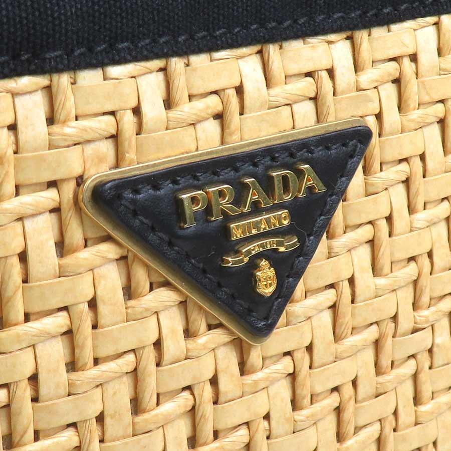 PRADA（プラダ） ハンドバッグ ショルダーバッグ かごバッグ ストロー
