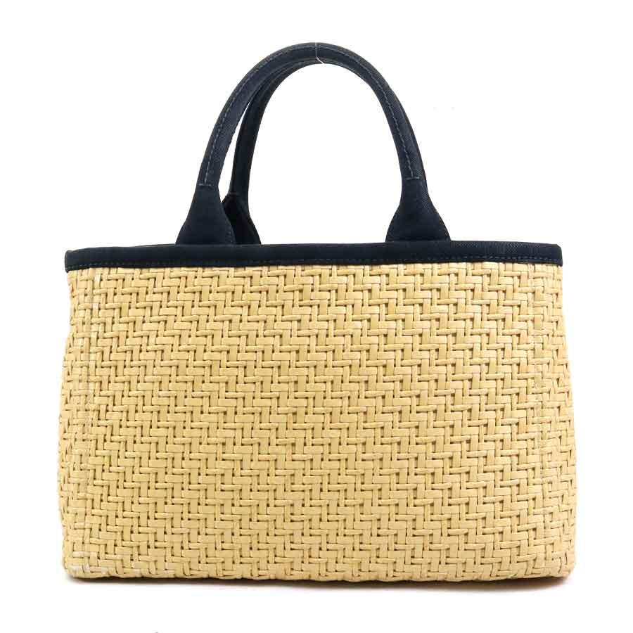 PRADA（プラダ） ハンドバッグ ショルダーバッグ かごバッグ ストロー