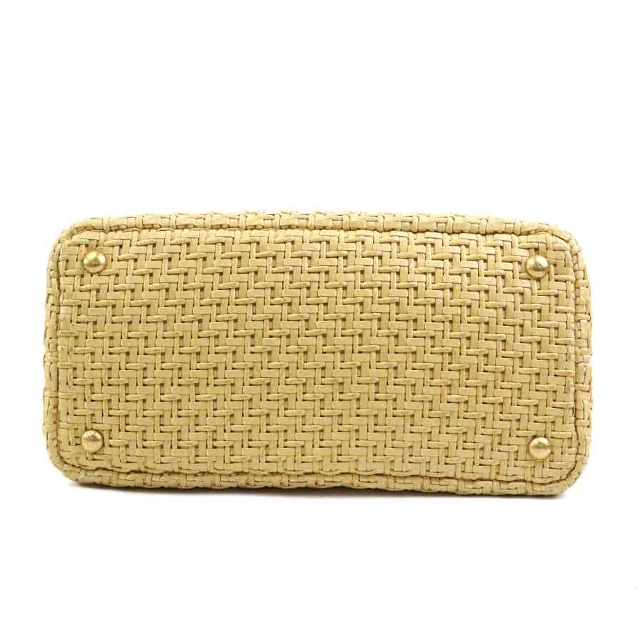 PRADA（プラダ） ハンドバッグ ショルダーバッグ かごバッグ ストロー