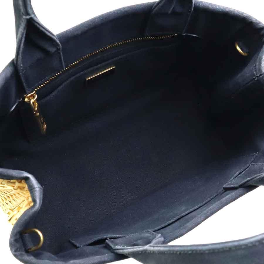PRADA（プラダ） ハンドバッグ ショルダーバッグ かごバッグ ストロー