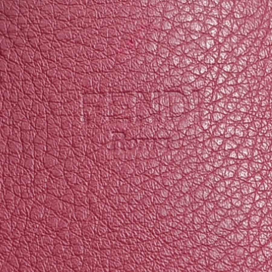 フェンディ FENDI ハンドバッグ トートバッグ オールイン ショッピング レザー ボルドー/ブラック