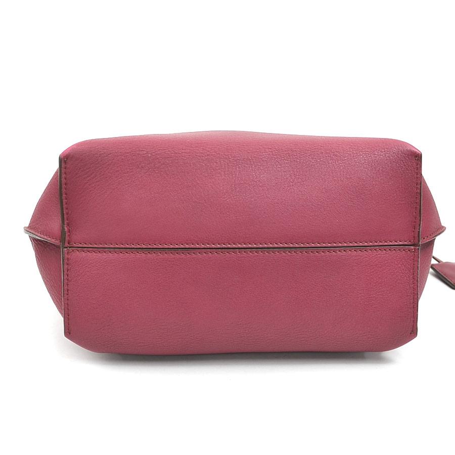 フェンディ FENDI ハンドバッグ トートバッグ オールイン ショッピング レザー ボルドー/ブラック