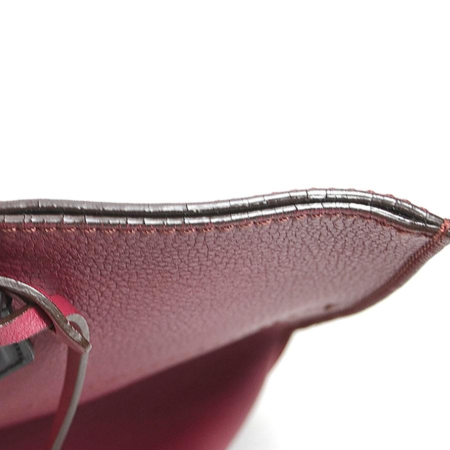 フェンディ FENDI ハンドバッグ トートバッグ オールイン ショッピング レザー ボルドー/ブラック