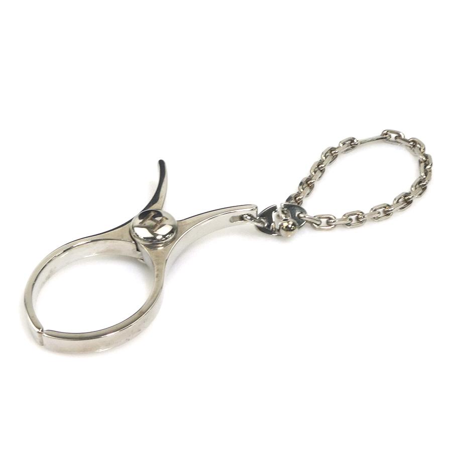 エルメス　グローブホルダー　キーホルダー シルバー 1品限り】HERMES エルメス グローブ 手袋 ホルダー チャーム シルバー