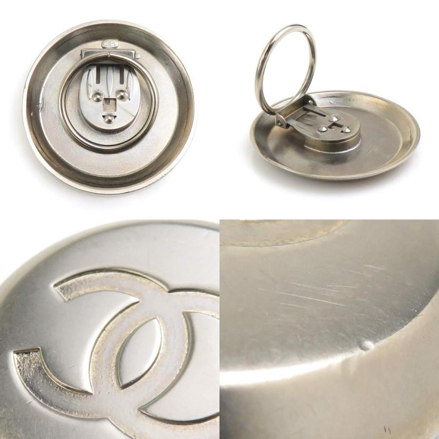 CHANEL シャネル　スカーフリング　ココマーク CHANEL（シャネル） スカーフリング ココマーク メタル シルバー