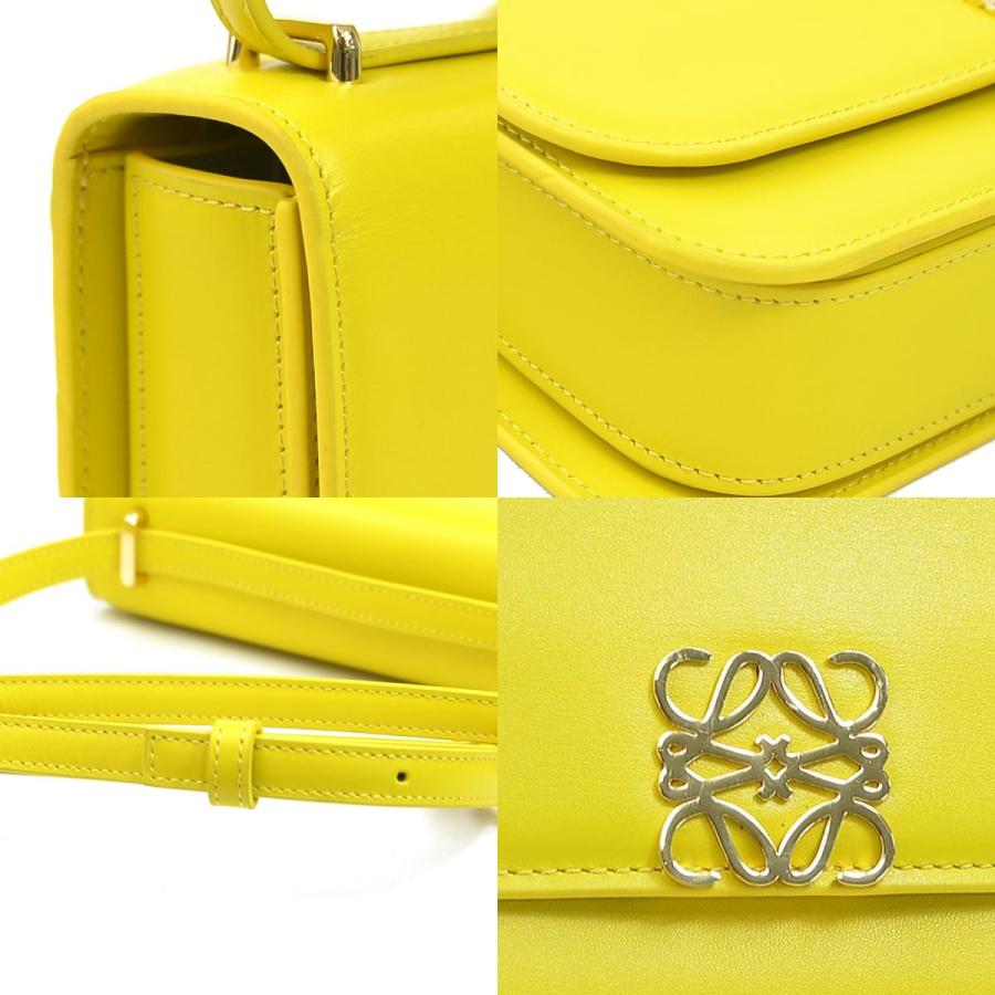 LOEWE（ロエベ） ショルダーバッグ Goya スモール レザー イエロー