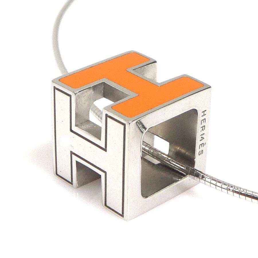 HERMES（エルメス） ネックレス Hキューブ カージュドアッシュ メタル