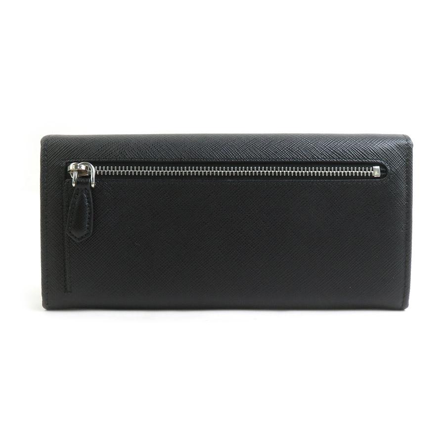 PRADA（プラダ） 長財布 SAFFIANO ROBOT レザー/メタル ブラック