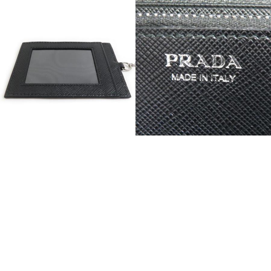 PRADA（プラダ） 長財布 SAFFIANO ROBOT レザー/メタル ブラック