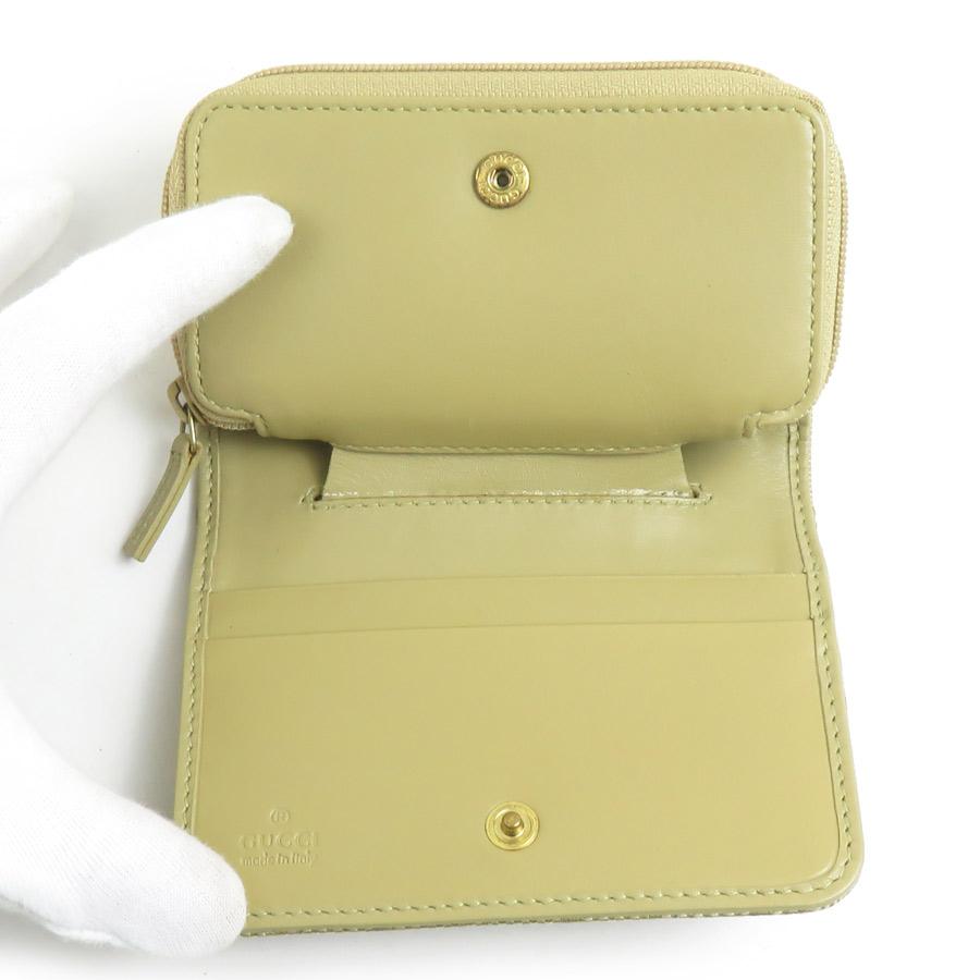 グッチ GUCCI キーケース カードケース GGキャンバス ライトカーキ_2