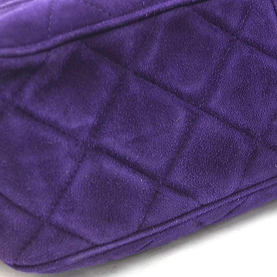 CHANEL（シャネル） ショルダーバッグ スエード/メタル パープル