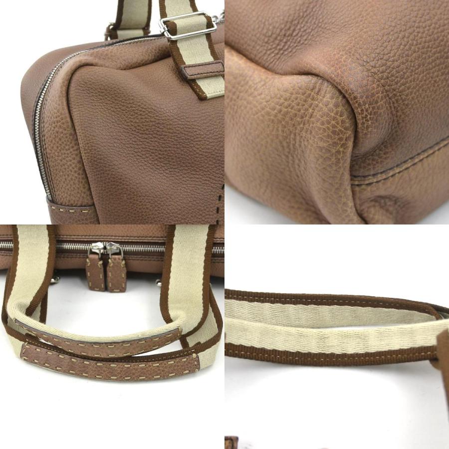 FENDI（フェンディ） ハンドバッグ セレリア レザー/キャンバス  