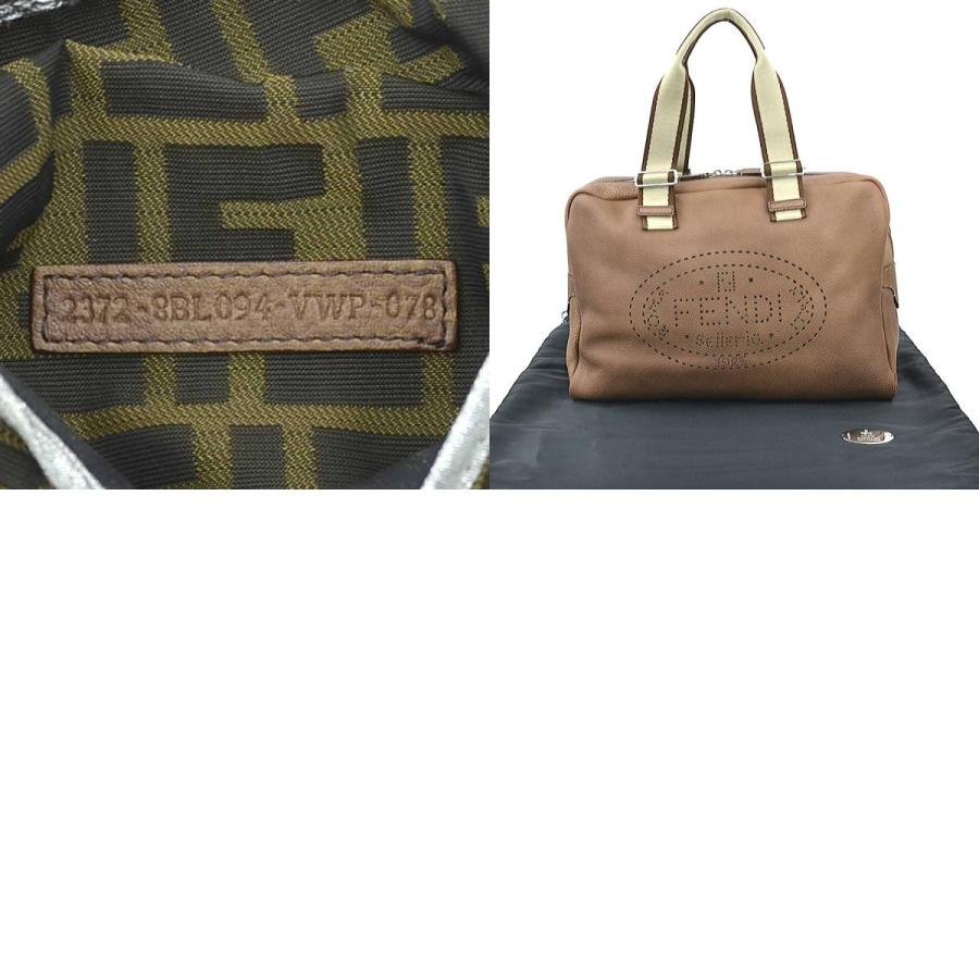 FENDI（フェンディ） ハンドバッグ セレリア レザー/キャンバス  