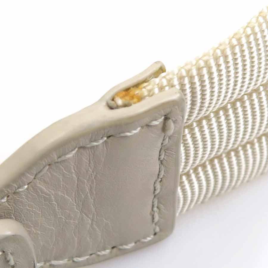 ボッテガヴェネタ BOTTEGAVENETA 斜め掛けショルダーバッグ レザー アイボリー_10