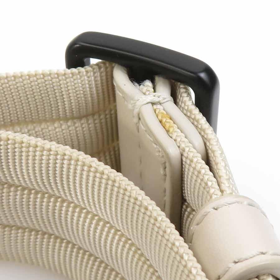 ボッテガヴェネタ BOTTEGAVENETA 斜め掛けショルダーバッグ レザー アイボリー_11