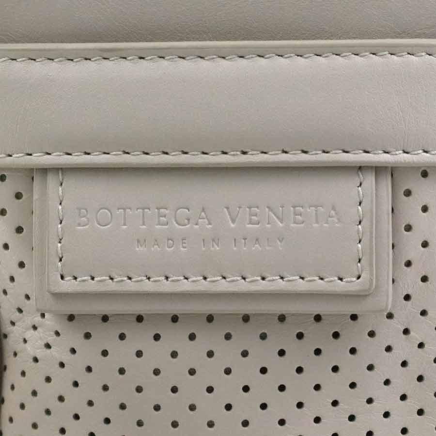 ボッテガヴェネタ BOTTEGAVENETA 斜め掛けショルダーバッグ レザー アイボリー_13