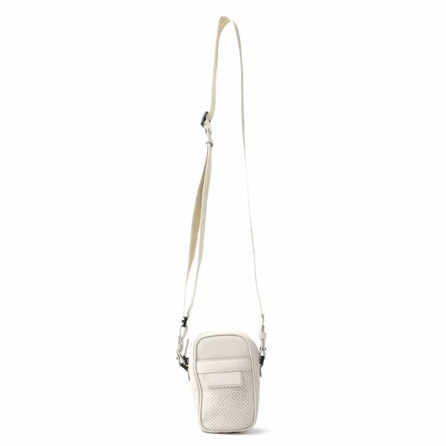 ボッテガヴェネタ BOTTEGAVENETA 斜め掛けショルダーバッグ レザー アイボリー_16