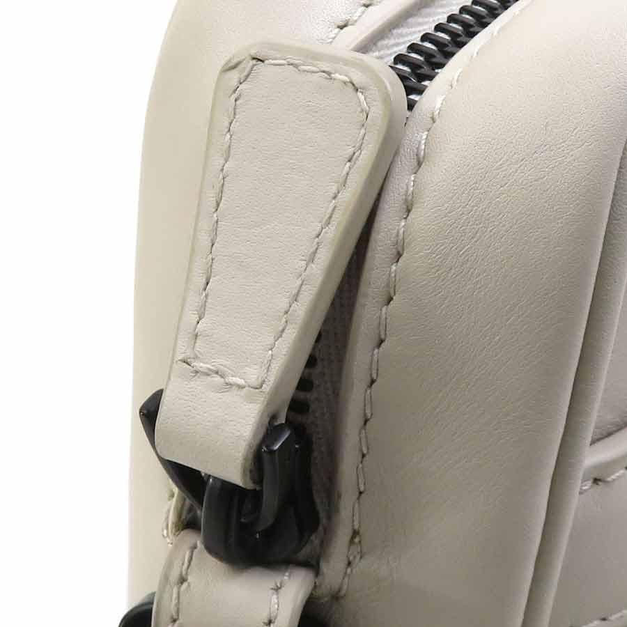 ボッテガヴェネタ BOTTEGAVENETA 斜め掛けショルダーバッグ レザー アイボリー_8