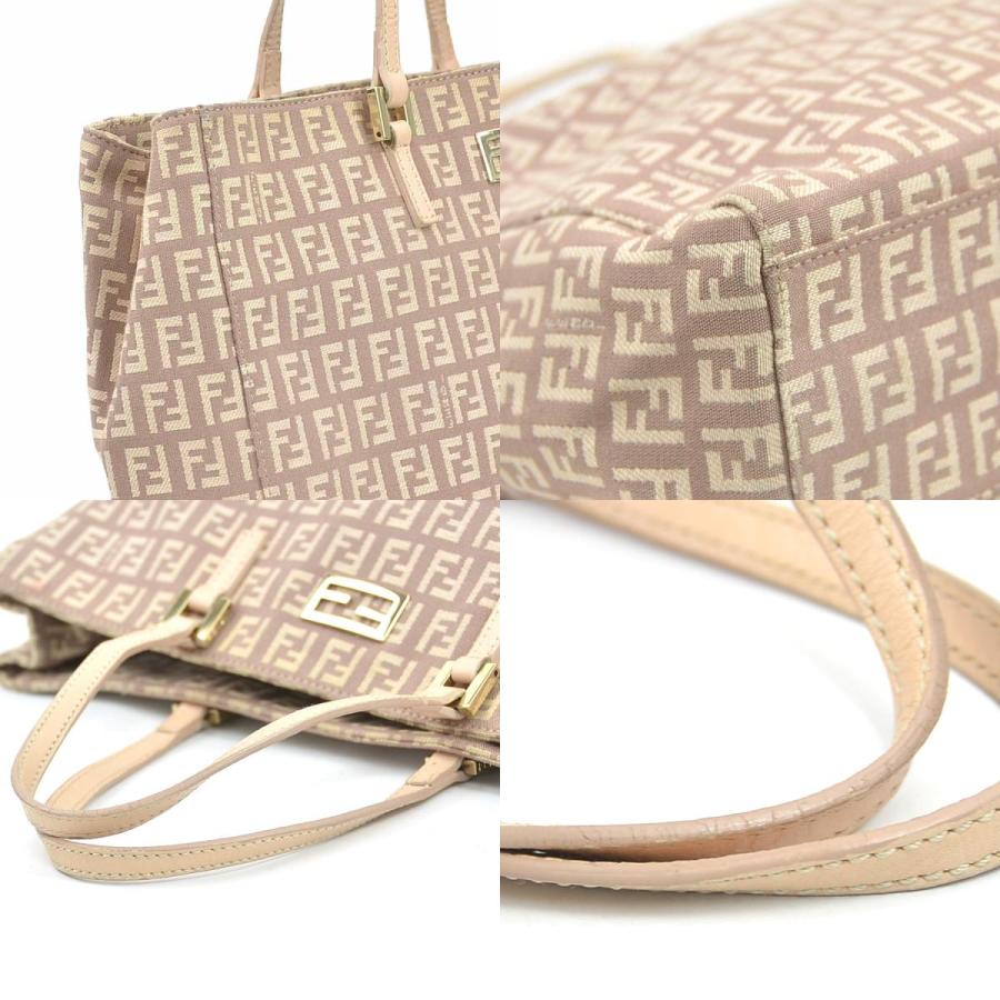FENDI（フェンディ） ハンドバッグ ズッキーノ キャンバス/レザー