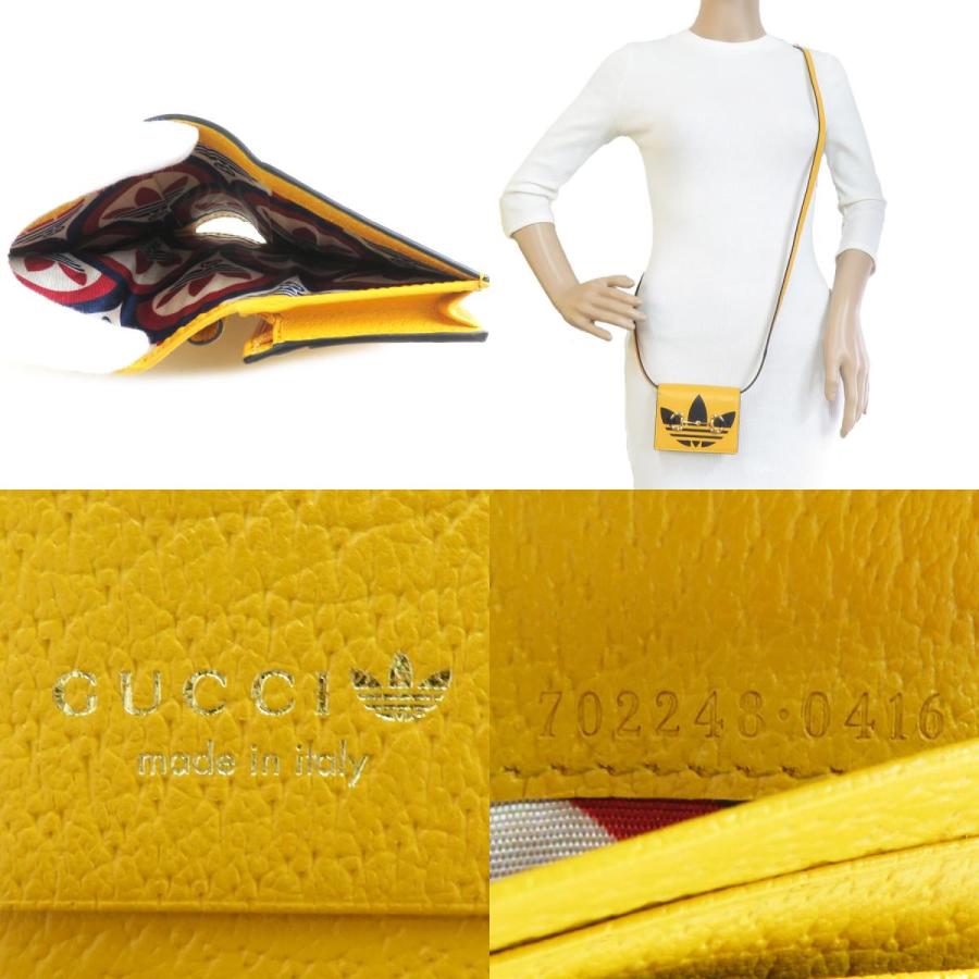 【新品】GUCCI×adidas グッチ×アディダス ショルダーウォレット 財布 グッチ GUCCI アディダスコラボホースビットショルダーウォレット
