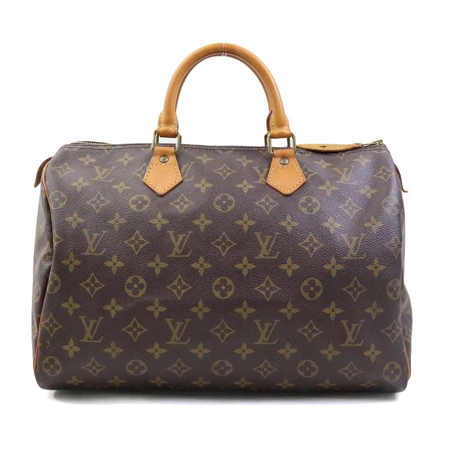 LOUIS VUITTON ルイ ヴィトン スピーディ35 モノグラム ハンドバッグ ブラウン 14057 ユニセックス【中古】 e61192a LOUIS VUITTON（ルイ・ヴィトン） ルイ ヴィトン ハンドバッグ