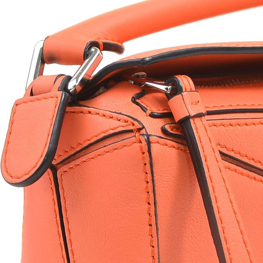 LOEWE ロエベ パズルエッジ パズル チェーンバッグ ショルダー オレンジ LOEWE（ロエベ） 斜め掛けショルダーバッグ ハンドバッグ パズルバッグ