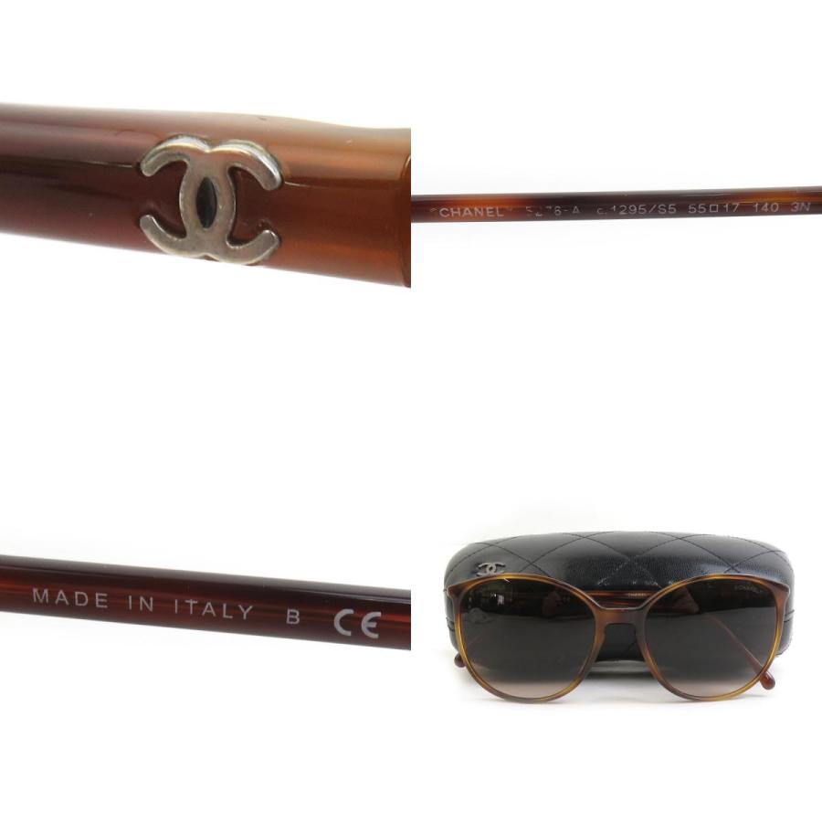 CHANEL シャネル ココマーク サングラス ブラウン 14057 レディース【中古】 e61200a CHANEL（シャネル） サングラス ココマーク プラスチック ブラウン