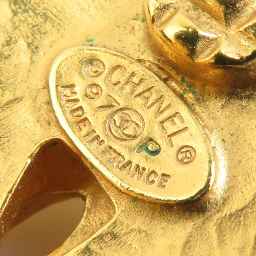 シャネル CHANEL イヤリング ココマーク メタル ゴールド_6