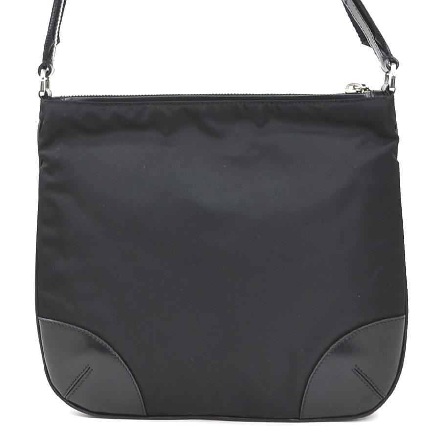 PRADA（プラダ） ショルダーバッグ ナイロン/レザー ブラック