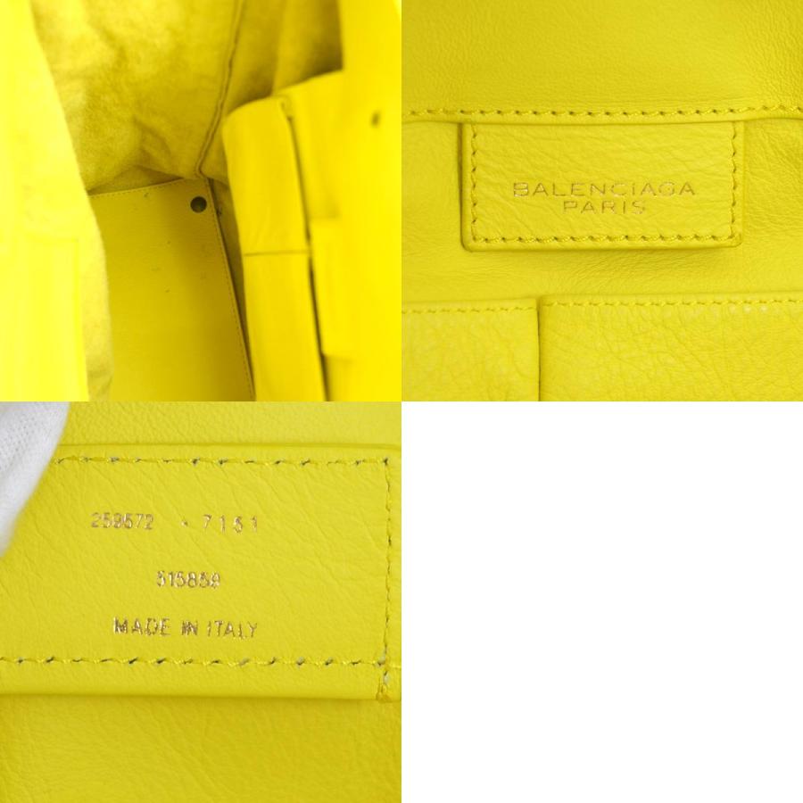 BALENCIAGA イエロー レザー ハンドバッグ BALENCIAGA（バレンシアガ） ハンドバッグ ショルダーバッグ ネオ