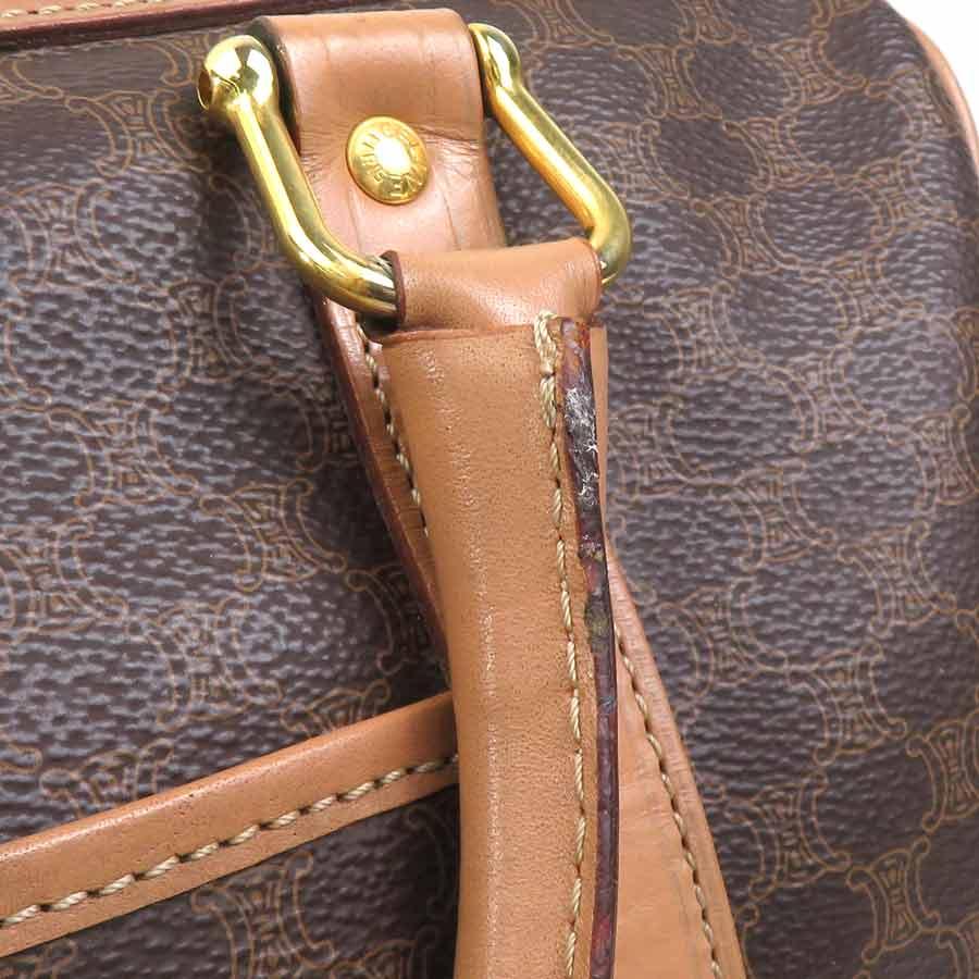 CELINE（セリーヌ） ハンドバッグ マカダム PVC/レザー ブラウン