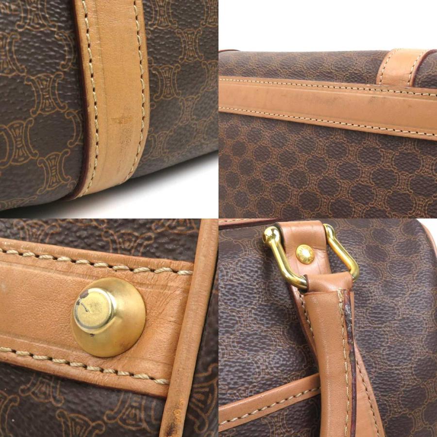 CELINE（セリーヌ） ハンドバッグ マカダム PVC/レザー ブラウン