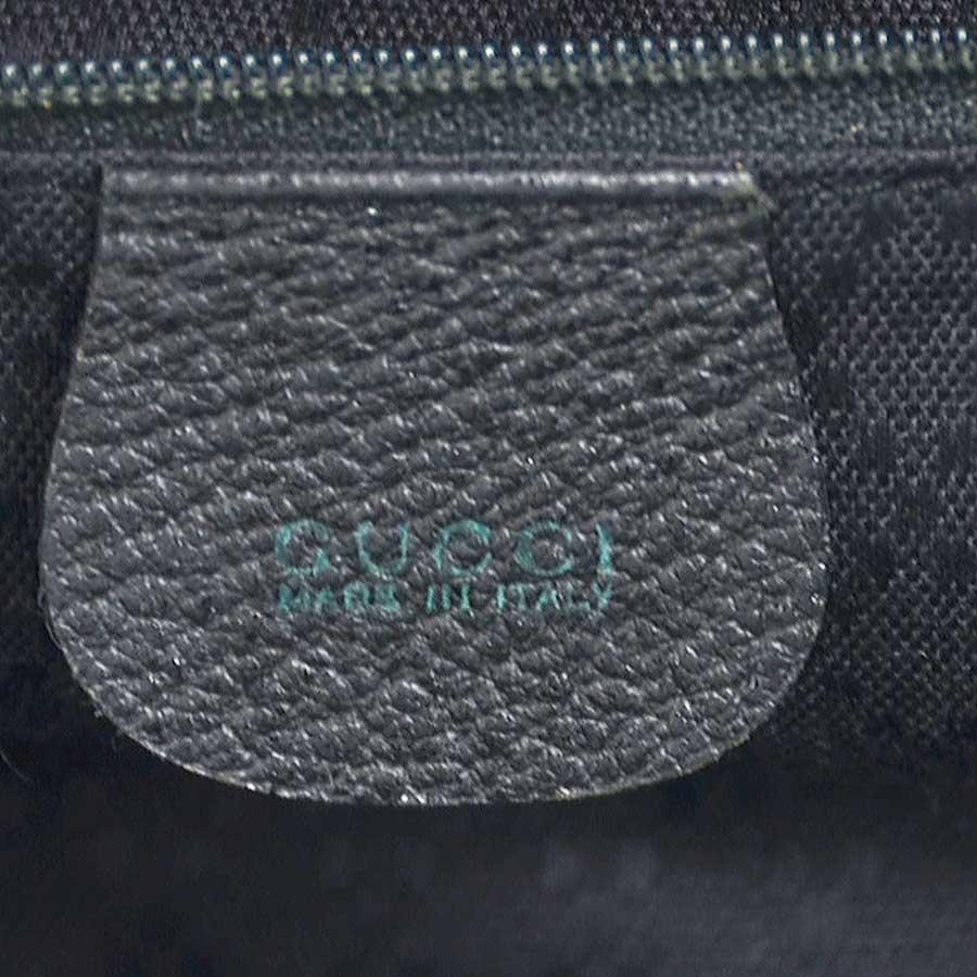 グッチ GUCCI リュック バンブー スエード/レザー ブラック_14