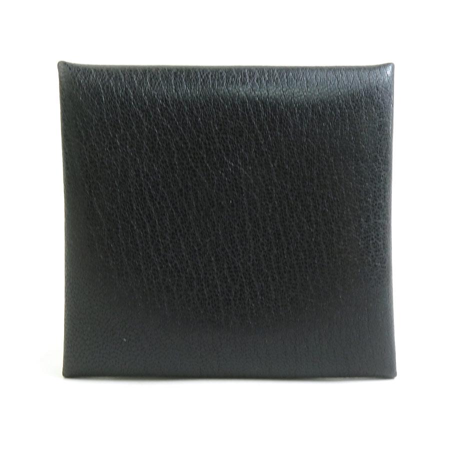 HERMES（エルメス） コインケース バスティア レザー ブラック