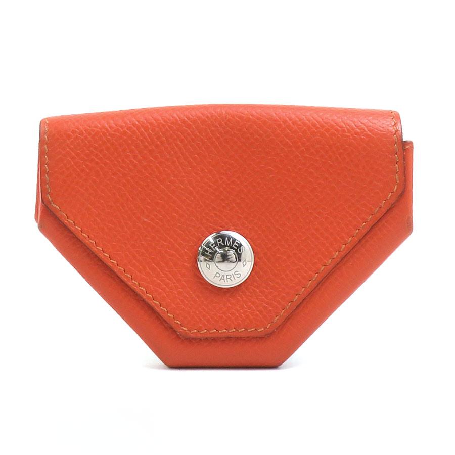 HERMES（エルメス） コインケース ル ヴァンキャトル レザー オレンジ