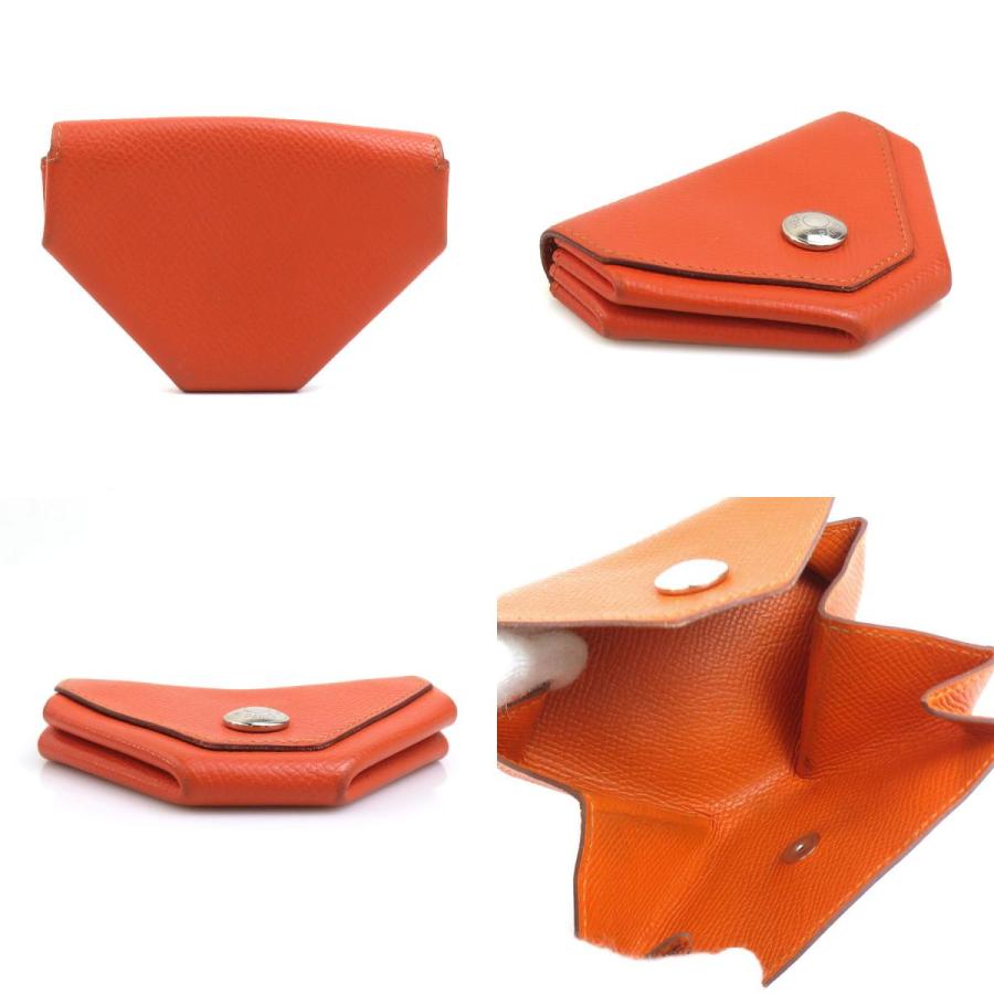 HERMES（エルメス） コインケース ル ヴァンキャトル レザー オレンジ