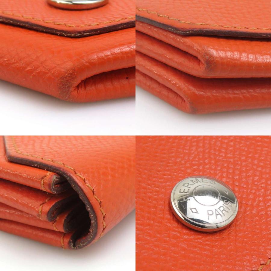 HERMES（エルメス） コインケース ル ヴァンキャトル レザー オレンジ