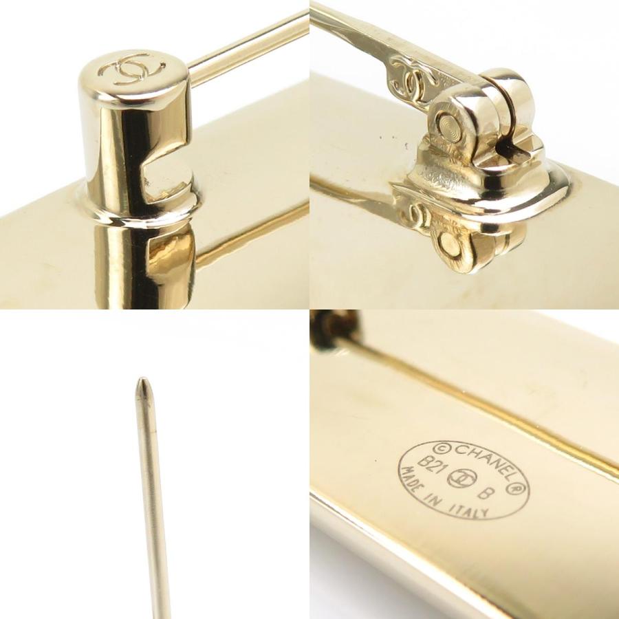 CHANEL（シャネル） ブローチ メタル/エナメル ライトゴールド