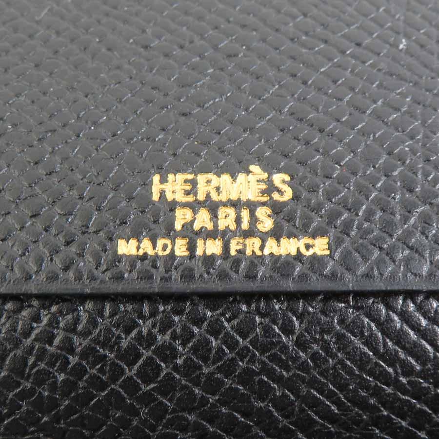 エルメス HERMES 手帳カバー レザー ブラック 【公式通販】
