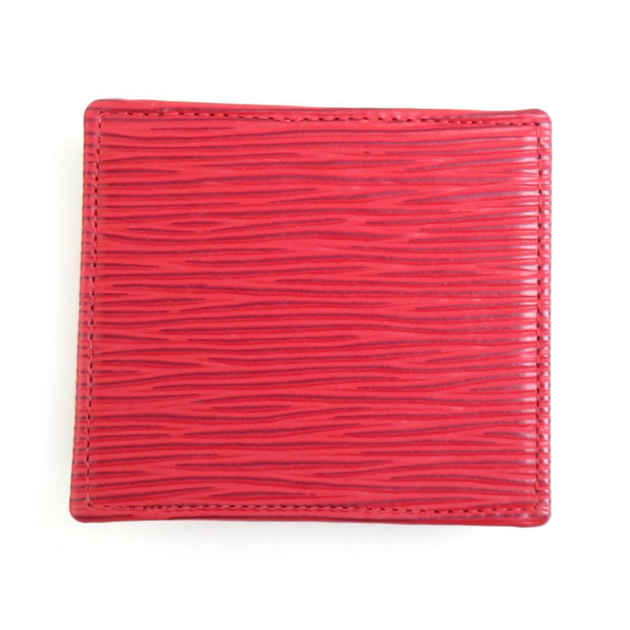 【極美品】LOUIS VUITTON ケース　ポルトモネボワット　エピ　黒 LOUIS VUITTON（ルイ・ヴィトン） ルイ ヴィトン コインケース エピ