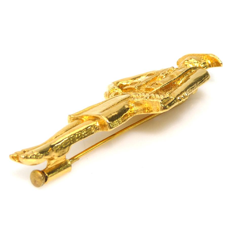 CHANEL（シャネル） ブローチ マドモアゼル メタル ゴールド