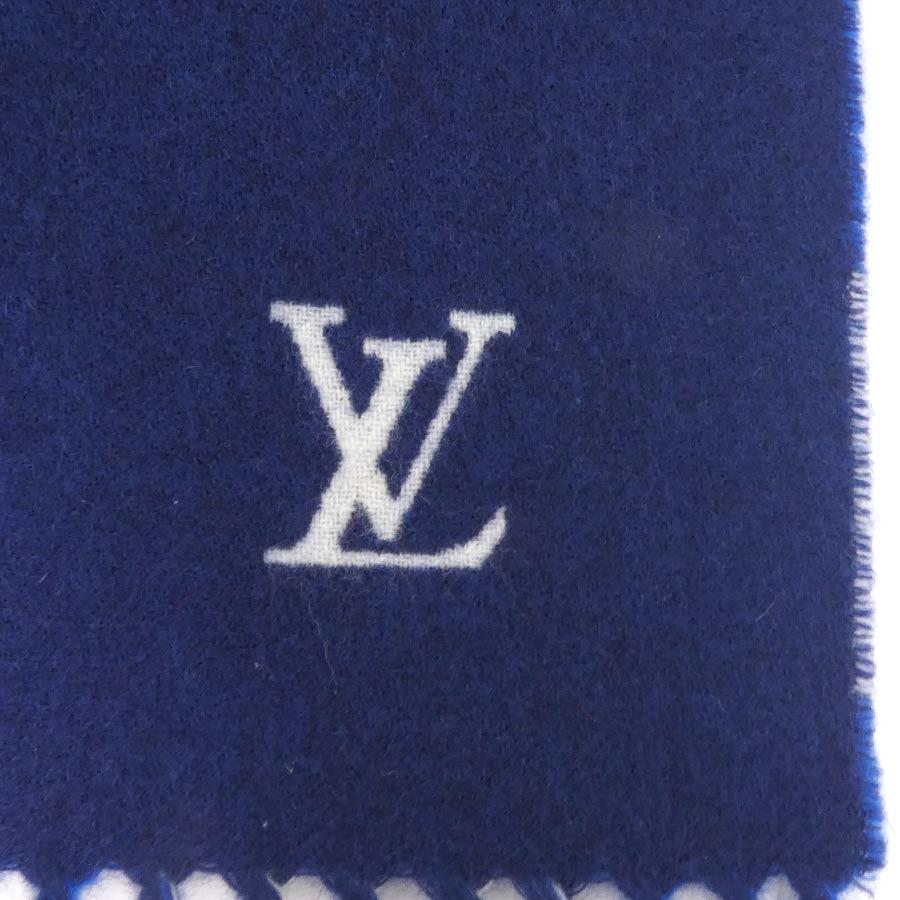 せいせい ルイヴィトン マフラー スヌード ウール　ネイビーブルー LOUIS VUITTON（ルイ・ヴィトン） ルイ ヴィトン マフラー ウール