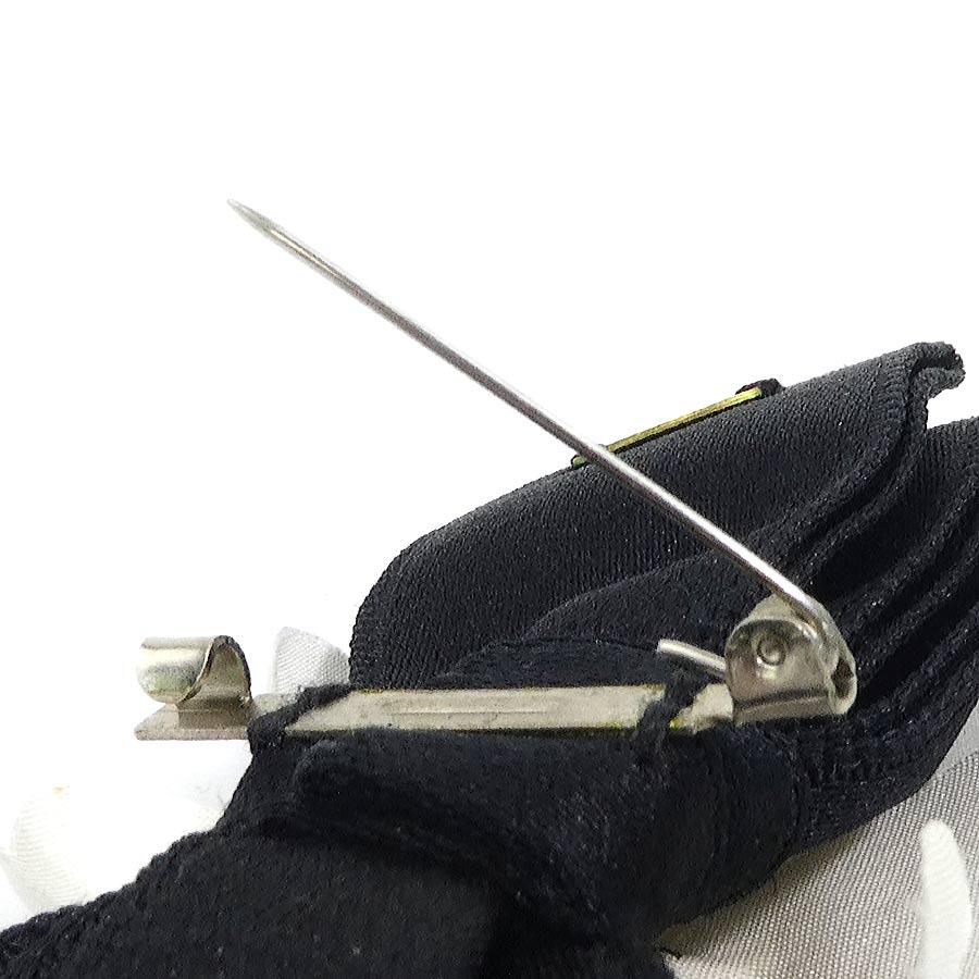 CHANEL（シャネル） ブローチ カメリア リボン テキスタイル/サテン