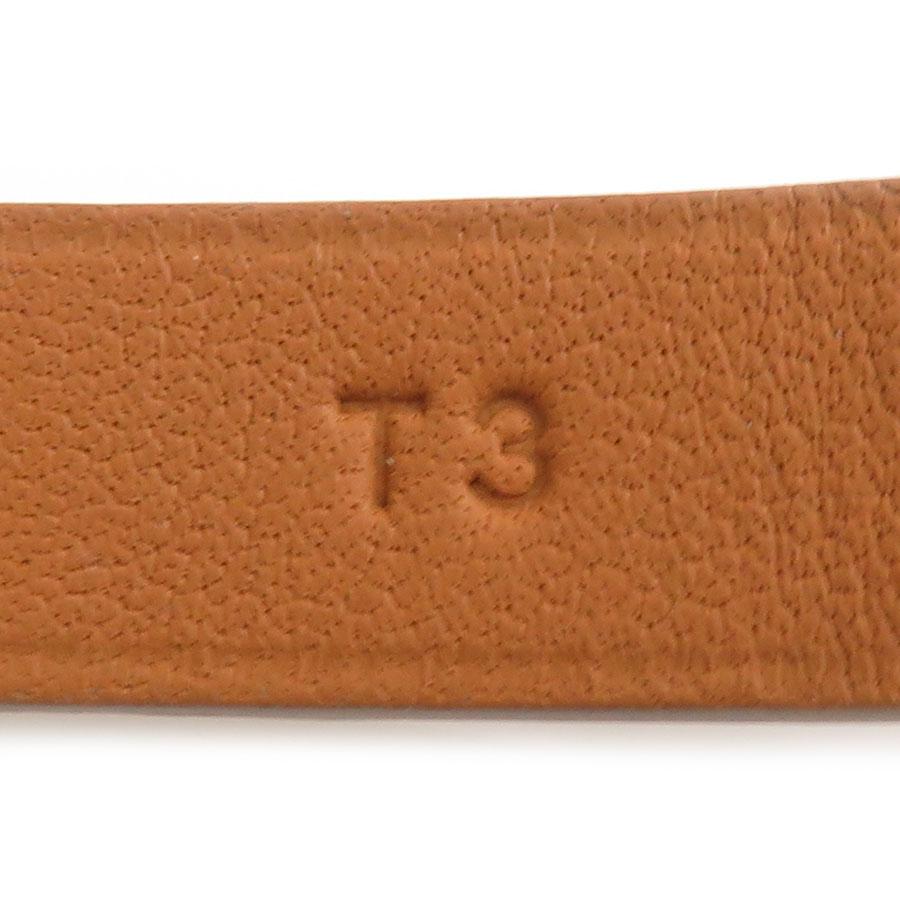 エルメス HERMES ブレスレット ミニケリー ドゥブルトゥール レザー/メタル モーヴピンク/ピンクゴールド_7