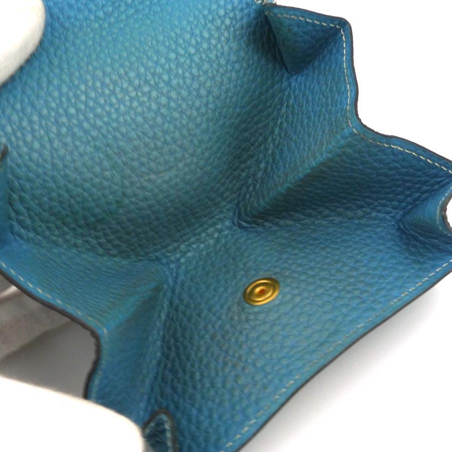 HERMES（エルメス） コインケース ル ヴァンキャトル レザー ブルー
