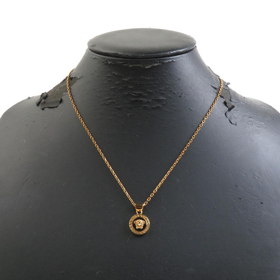 ヴェルサーチ VERSACE ネックレス メデューサ メタル ゴールド
